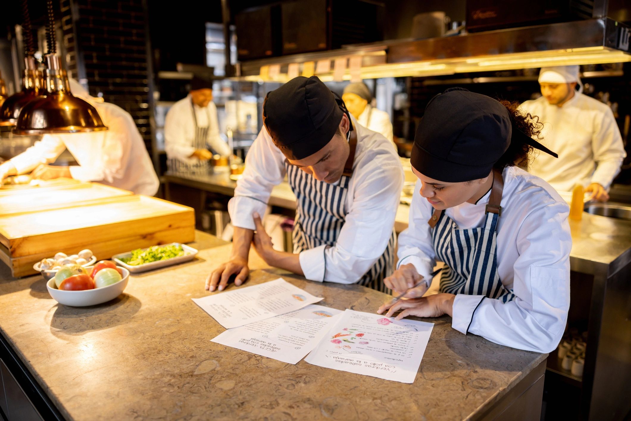 professional chef menu planning
