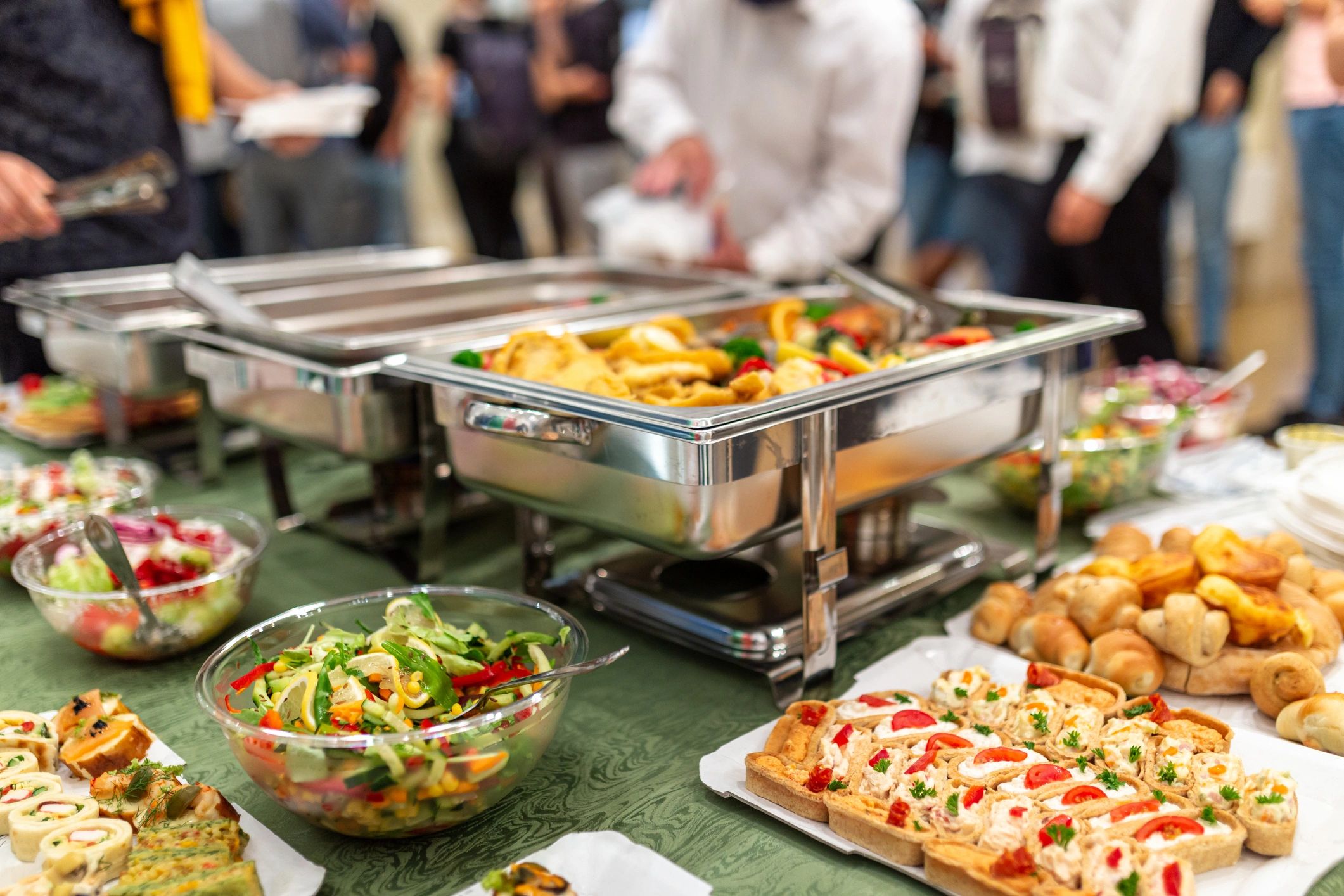 party catering buffet table